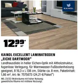 OBI Kaindl excellent laminatboden ,,eiche dartmoor" Angebot