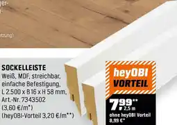 OBI Sockelleiste Angebot