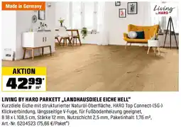 OBI Living by haro parkett „landhausdiele eiche hell" Angebot