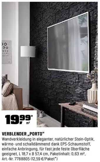 OBI Verblender ,,porto" Angebot