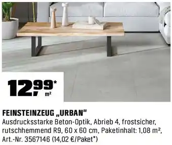 OBI Feinsteinzeug „urban" Angebot