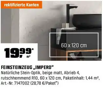 OBI Feinsteinzeug ,,impero" Angebot