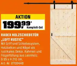 OBI Radex holzschiebetür ,,loft rustic" Angebot