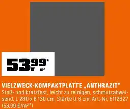 OBI Vielzweck-kompaktplatte „anthrazit" Angebot