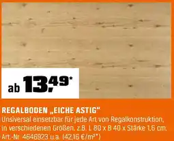 OBI Regalboden „eiche astig" Angebot