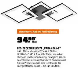 OBI Led-deckenleuchte ,,paranday-z" Angebot