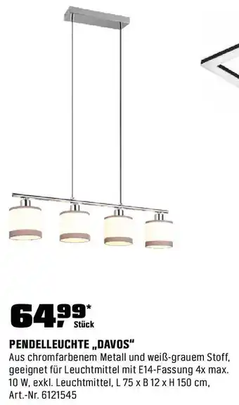 OBI Pendelleuchte ,,davos" Angebot