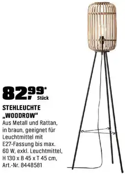 OBI Stehleuchte „woodrow" Angebot