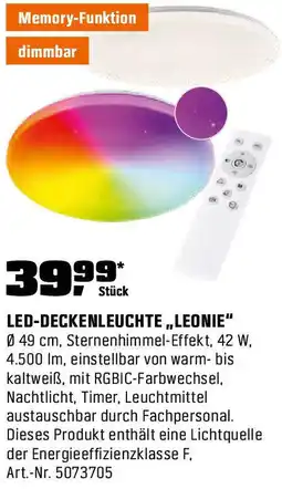 OBI Led-deckenleuchte „leonie” Angebot