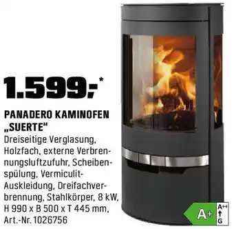 OBI Panadero kaminofen ,,suerte" Angebot