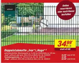 toom Baumarkt Doppelstabmatte „Ivar"/,,Hugo" Angebot