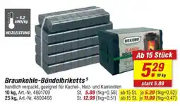 toom Baumarkt Braunkohle-Bündelbriketts Angebot
