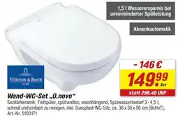 toom Baumarkt Villeroy & Boch Wand-WC-Set „,0.novo" Angebot
