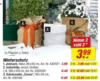 toom Baumarkt Winterschutz Angebot