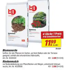 toom Baumarkt Blumenerde o. Rindenmulch Angebot