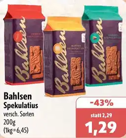 Aktiv Irma Bahlsen Spekulatius Angebot