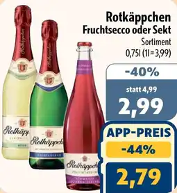 Aktiv Irma Rotkäppchen Fruchtsecco oder Sekt Angebot