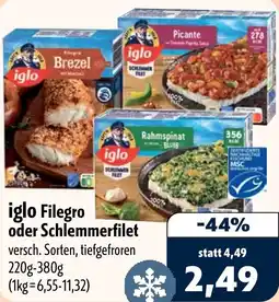 Aktiv Irma iglo Filegro oder Schlemmerfilet Angebot