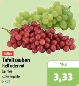 Aktiv Irma Tafeltrauben hell oder rot Angebot