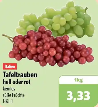 Aktiv Irma Tafeltrauben hell oder rot Angebot