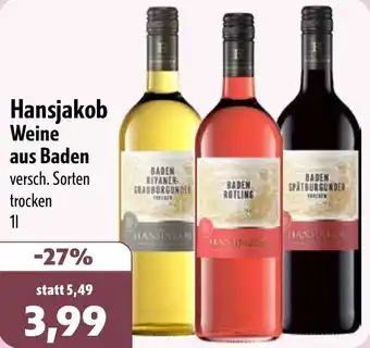 Aktiv Irma Hansjakob Weine aus Baden Angebot