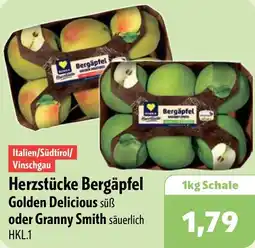 Aktiv Irma Herzstücke Bergäpfel Golden Delicious oder Granny Smith Angebot