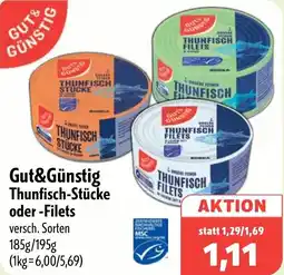 Aktiv Irma Gut&Günstig Thunfisch-Stücke oder -Filets Angebot