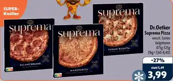 Aktiv Irma Dr.Oetker Suprema Pizza Angebot