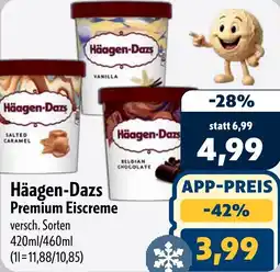 Aktiv Irma Häagen-Dazs Premium Eiscreme Angebot