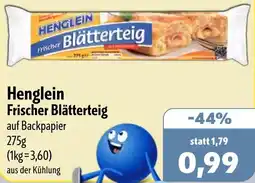 Aktiv Irma Henglein Frischer Blätterteig Angebot