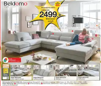 Möbelzentrum Pforzheim Beldomo wohnlandschaft Angebot