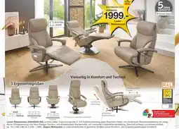 Möbelzentrum Pforzheim Dieter knoll leder-relaxsessel Angebot