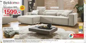 Möbelzentrum Pforzheim Beldomo style ecksofa Angebot