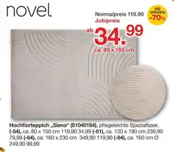 Möbelzentrum Pforzheim Novel hochflorteppich „siena“ Angebot