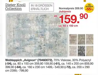 Möbelzentrum Pforzheim Dieter knoll collection webteppich „avignon“ Angebot