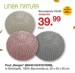 Möbelzentrum Pforzheim Linea natura pouf bergen Angebot