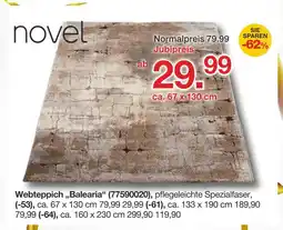 Möbelzentrum Pforzheim Novel webteppich 'balearia' Angebot