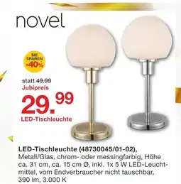 Möbelzentrum Pforzheim Novel led-tischleuchte Angebot