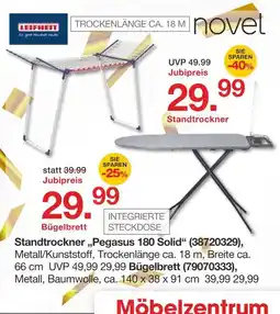 Möbelzentrum Pforzheim Leifheit standtrockner pegasus 180 solid Angebot