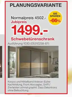 Möbelzentrum Pforzheim Schwebetürenschrank Angebot