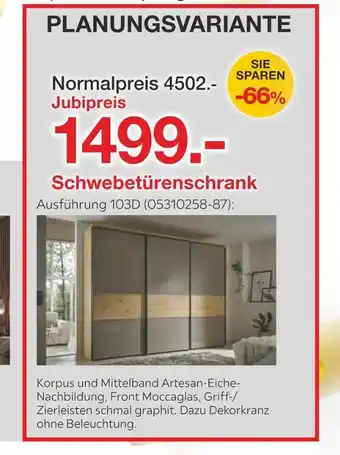 Möbelzentrum Pforzheim Schwebetürenschrank Angebot
