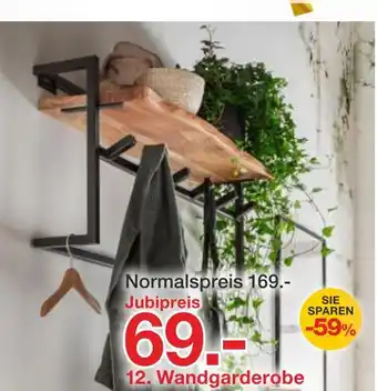 Möbelzentrum Pforzheim Wandgarderobe Angebot