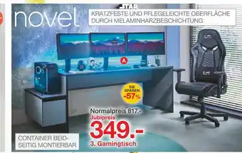 Möbelzentrum Pforzheim Novel gamingtisch Angebot