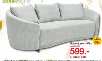 Möbelzentrum Pforzheim Carryhome 3-sitzer-sofa Angebot