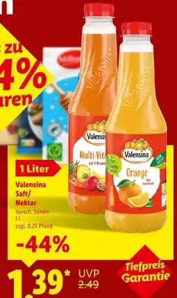 Lidl Valensina multi-vitamin Angebot