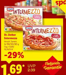 Lidl Dr. oetker intermezzo schinken mit sauerrahm Angebot
