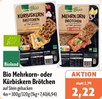 Aktiv Irma Bio Mehrkorn- oder Kürbiskern Brötchen Angebot
