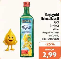 Aktiv Irma Rapsgold Reines Rapsöl Angebot