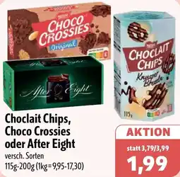 Aktiv Irma Choclait Chips, Choco Crossies oder After Eight Angebot