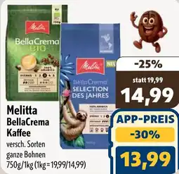 Aktiv Irma Melitta BellaCrema Kaffee Angebot